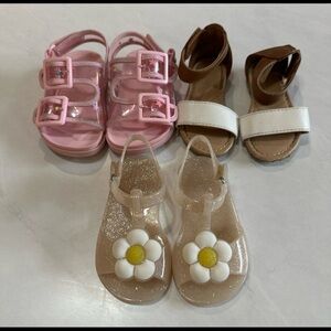 Baby girl shoes bundle size 5